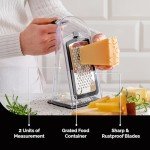 2-in-1 Cheese Grater and Garlic Crusher Tool