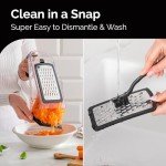 2-in-1 Cheese Grater and Garlic Crusher Tool
