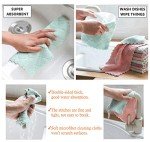 12-Piece Ultra-Absorbent Microfiber Cleaning Cloth Set