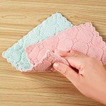 12-Piece Ultra-Absorbent Microfiber Cleaning Cloth Set