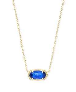 Kendra Scott Elisa Cobalt Cats Eye Pendant Necklace
