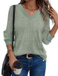 Trendy Long Sleeve Tunic Sweater for Women