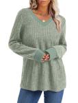 Trendy Long Sleeve Tunic Sweater for Women