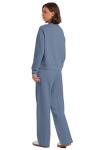 Stylish Women's Travel Tracksuit Set in Blue