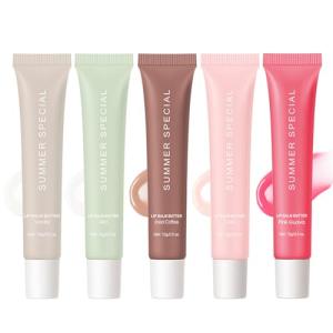 Trendy 5-Color Summer Lip Balm Gift Set