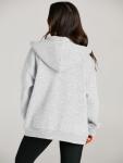 Oversized Zip Up Fleece Hoodie for Women