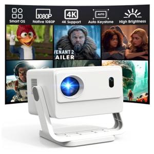 Smart Mini Projector with WiFi & Bluetooth