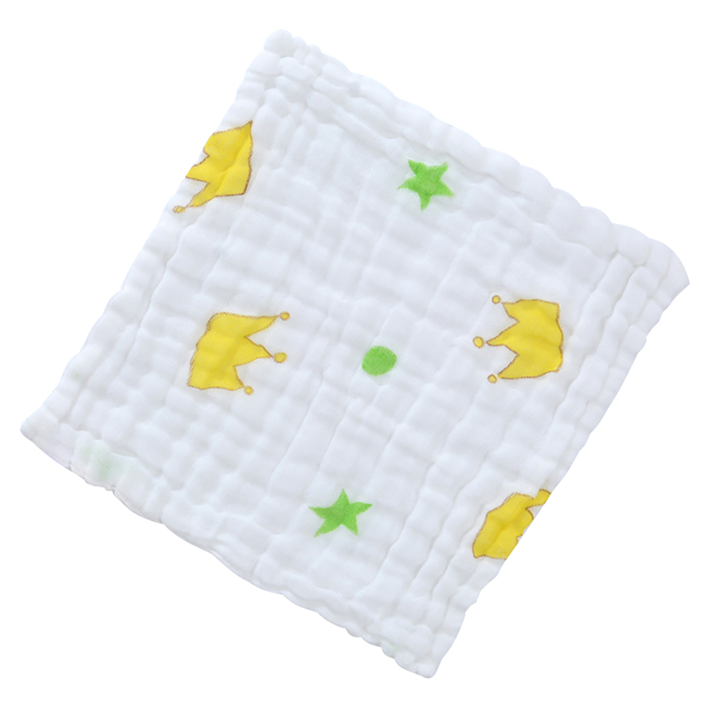 5-Pack Baby Burp Cloths Cotton Gauze Bibs