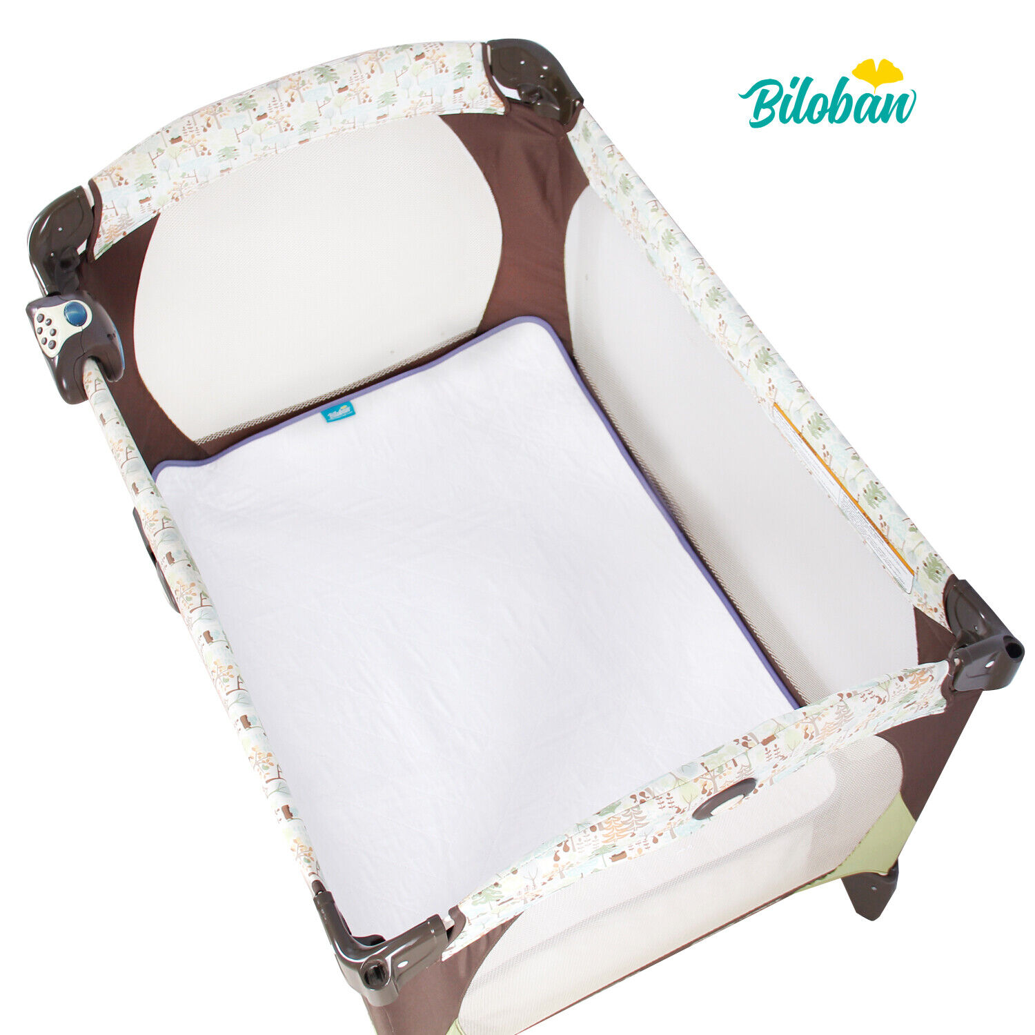 Non-Slip Waterproof Pad for Baby Crib/Pack n Play