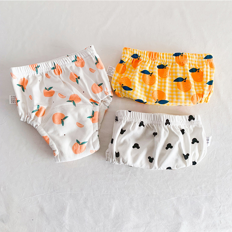 3-Pack Reusable Baby Training Cloth Diapers