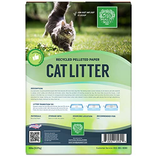Eco-Friendly Cat Litter from Recycled Paper Pellets
