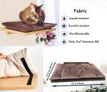 Cat Wall Furniture Set with Shelves & Sisal Pole