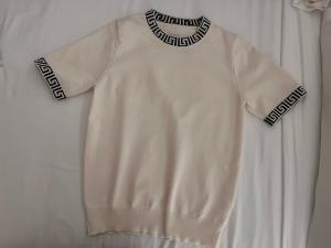 Greek Key Design Black and White T-Shirt