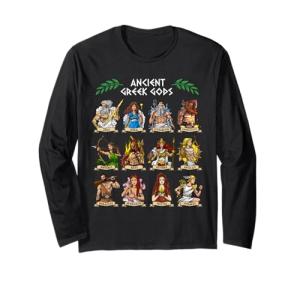 Greek Mythology Gods Long Sleeve T-Shirt