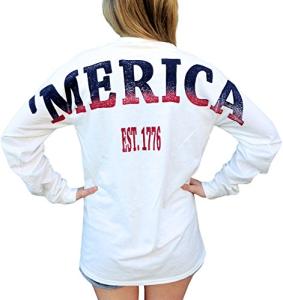 Greek Merica Stadium Jersey Long Sleeve T-Shirt