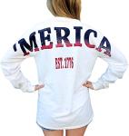 Greek Merica Stadium Jersey Long Sleeve T-Shirt