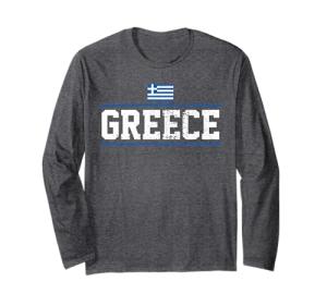 Greece Graphic Long Sleeve Tee