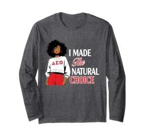 Delta Sigma Theta Long Sleeve Tee for Black Girls