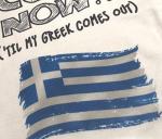 Cute Greek Hooded Long Sleeve Kids T-Shirt