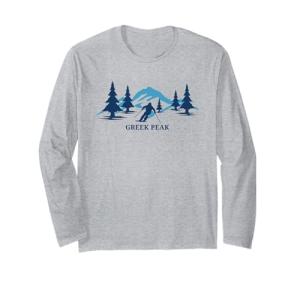Greek Peak Ski Resort Long Sleeve T-Shirt