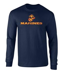 Greek US Marines Two Tone Long Sleeve T-Shirt