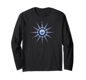 Evil Eye Long Sleeve T-Shirt for Protection