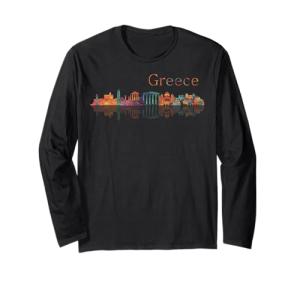 Greek Islands Vacation Long Sleeve T-Shirt