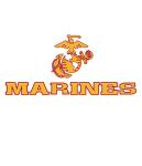 Greek US Marines Two Tone Long Sleeve T-Shirt