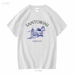 Santorini Graphic T-Shirt - Soft & Comfy