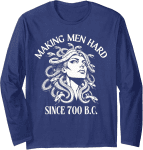 Medusa Since 700 B.C. Greek Mythology Long Sleeve Tee