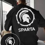 Men's Sparta Helmet Greek Warrior T-Shirt