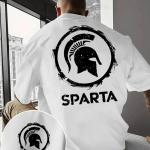 Men's Sparta Helmet Greek Warrior T-Shirt