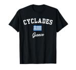 Cyclades Islands Greece Flag T-Shirt