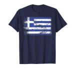Greek Flag T-Shirt for Proud Hellenes