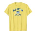 Crete Greece Flag T-Shirt for Proud Locals