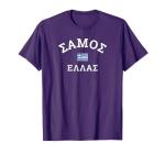Samos Greece Flag Graphic T-Shirt