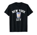 NYC Greek Coffee Cup Graphic T-Shirt
