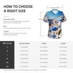 Santorini Sea View Print Casual Women's T-Shirt