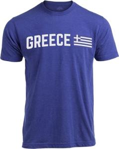 Greece Pride T-Shirt in Royal Blue