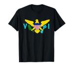 US Virgin Islands Flag Greek T-Shirt Gift
