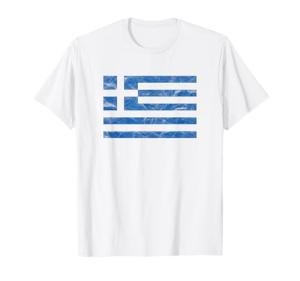 Vintage Greece Flag T-Shirt Design