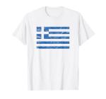 Vintage Greece Flag T-Shirt Design