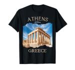 Acropolis Parthenon Athens Greek Souvenir T-Shirt