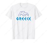 Greek Islands Graphic Tee for Casual Style