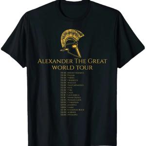 Alexander the Great World Tour Greek T-Shirt