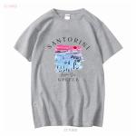 Santorini Vintage Graphic T-Shirt, Soft & Comfy