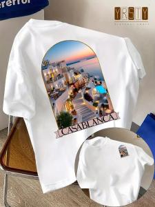 Men's Greek Island Summer T-Shirt – Comfortable Cotton