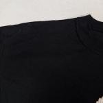 Men's Black T-Shirt with Greek Islands and Anchor