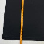 Men's Black T-Shirt with Greek Islands and Anchor