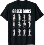Greek Gods Mythology Cotton T-Shirt for Everyone